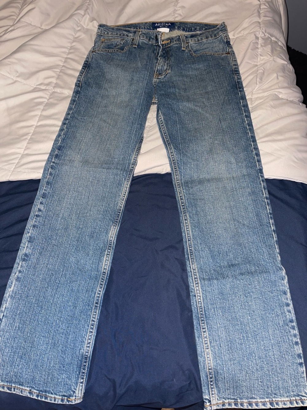 Arizona Jean Company Men's Straight Jeans - Light Blue